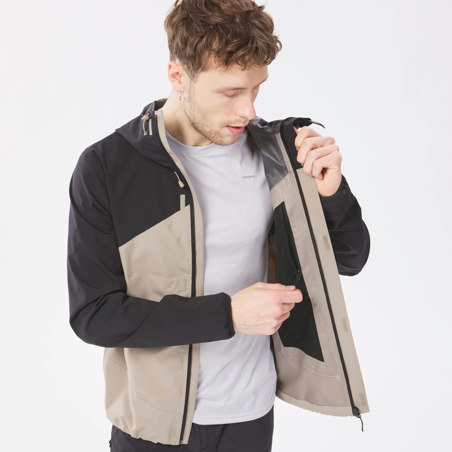 Quechua Men's Hiking Lightweight Waterproof Jacket MH150 15 Quechua Men's Hiking Lightweight Waterproof Jacket MH150 - Image 13