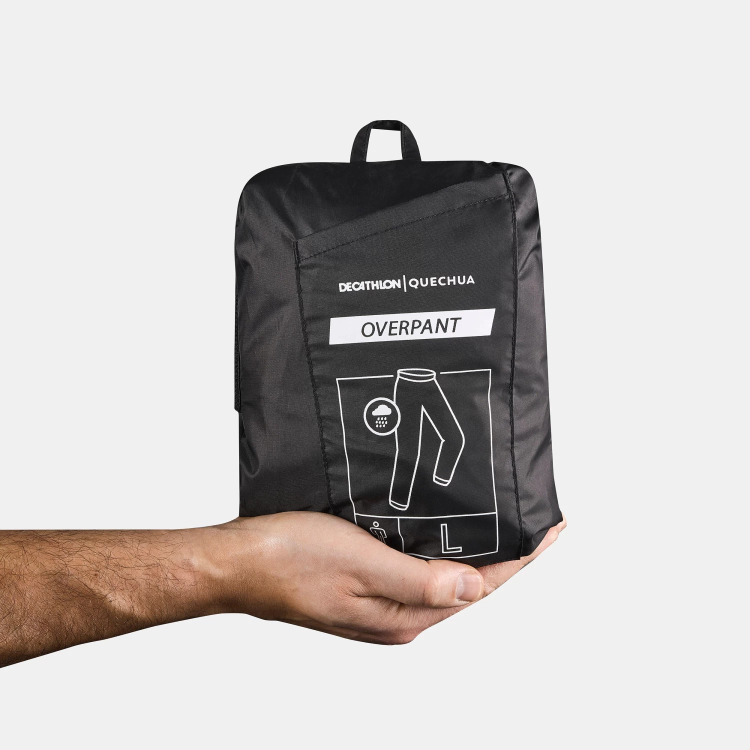 Quechua Men's Waterproof Hiking Over Trousers 4 Quechua Men's Waterproof Hiking Over Trousers - Image 2