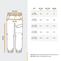 Quechua CHILDREN'S WARM WATER-REPELLENT HIKING TROUSERS - SH100 - AGE 7 -Quechua k0f516bf489ceda480511678140d2a2f9