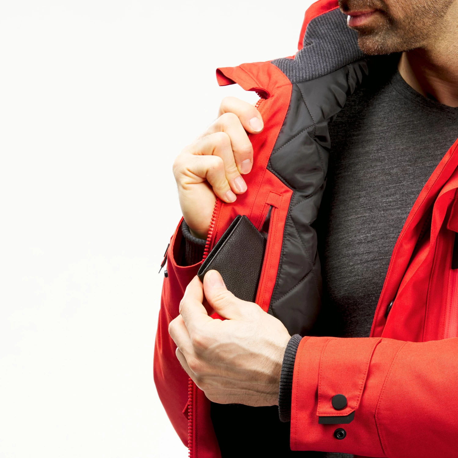 Quechua Men’s Waterproof Winter Hiking Jacket SH500 10 Quechua Men’s Waterproof Winter Hiking Jacket SH500 - Image 8