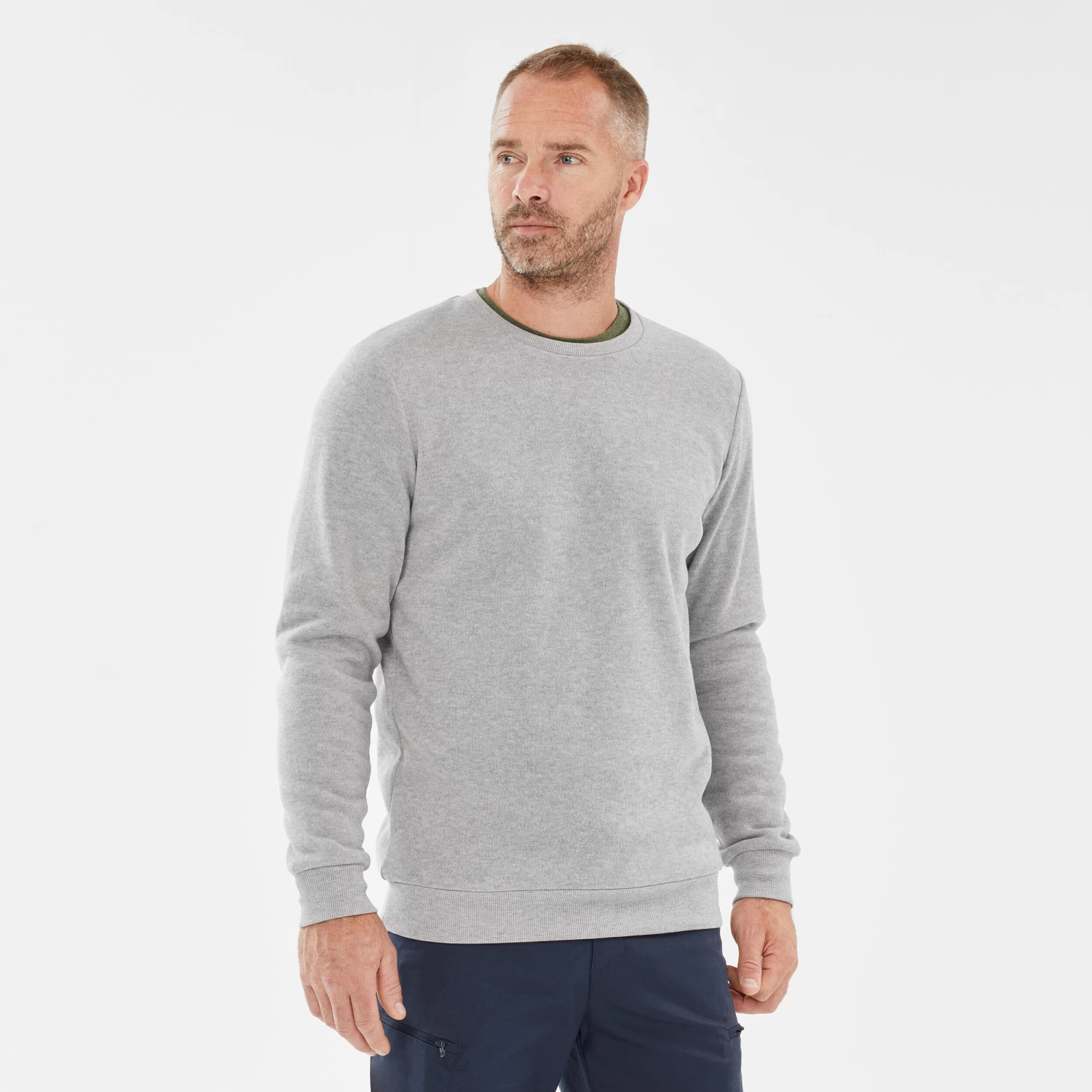 Quechua Men’s Crew Neck Hiking Sweater 15 Quechua Men’s Crew Neck Hiking Sweater - Image 13