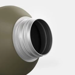 Quechua Stainless Steel Hiking Flask With Screw Cap MH100 1.5 L Khaki -Quechua k131dd7822dbf352b699ecfcf7c23e917