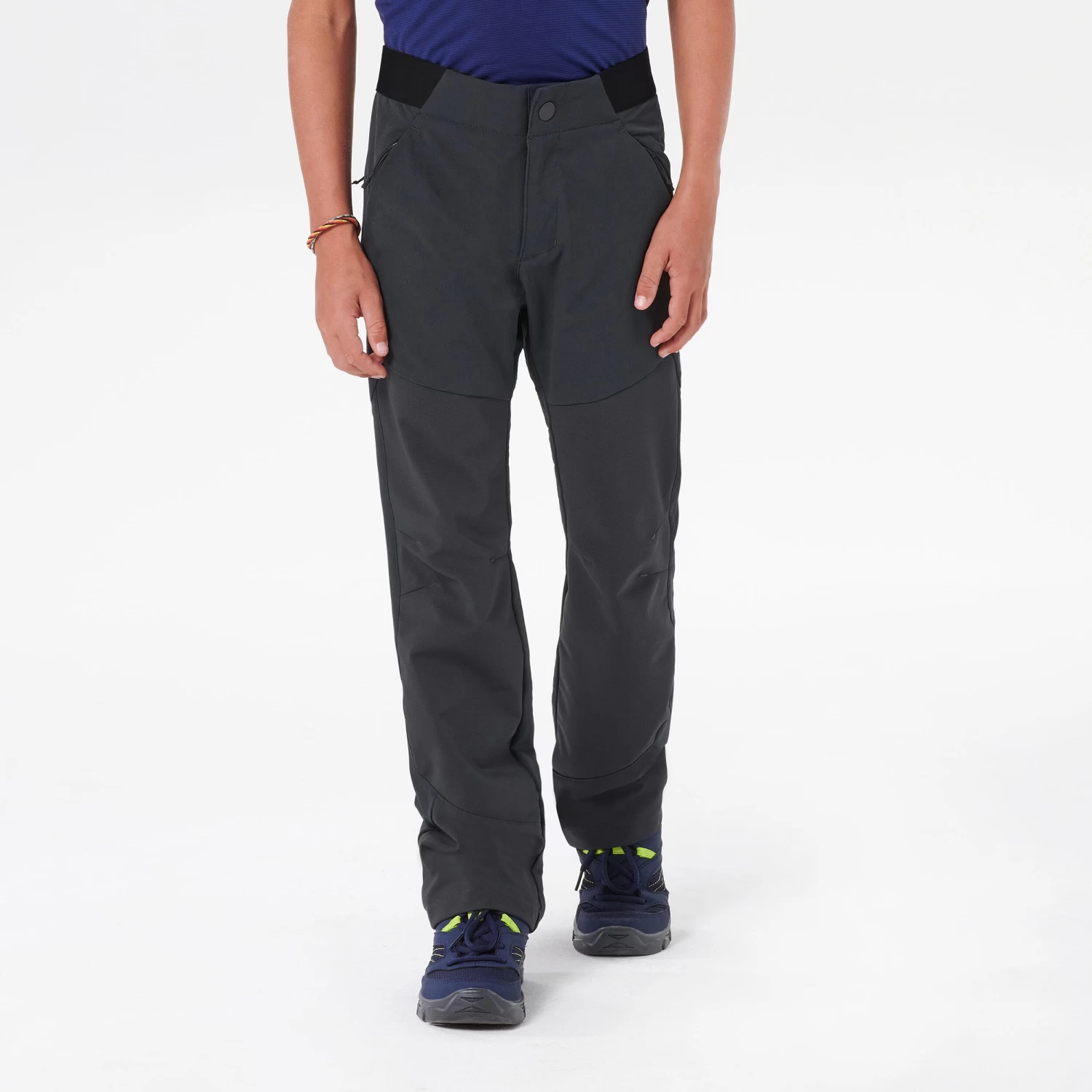 Quechua Kids' Hiking Softshell Trousers MH550 7-15 Years 5 Quechua Kids' Hiking Softshell Trousers MH550 7-15 Years - Image 3