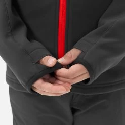 Quechua Kids’ Softshell Hiking Jacket - MH550 Black -Quechua k16809d633a60d9c89c203d6646cda92a