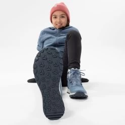 Quechua KIDS’ WARM WATERPROOF HIKING BOOTS - SH500 Leather Lace-up -Quechua k17ccf6ce2928795181ed7bb69d9eb57c