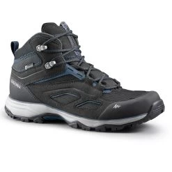 Quechua Men's Waterproof Mountain Walking Shoes - MH100 Mid