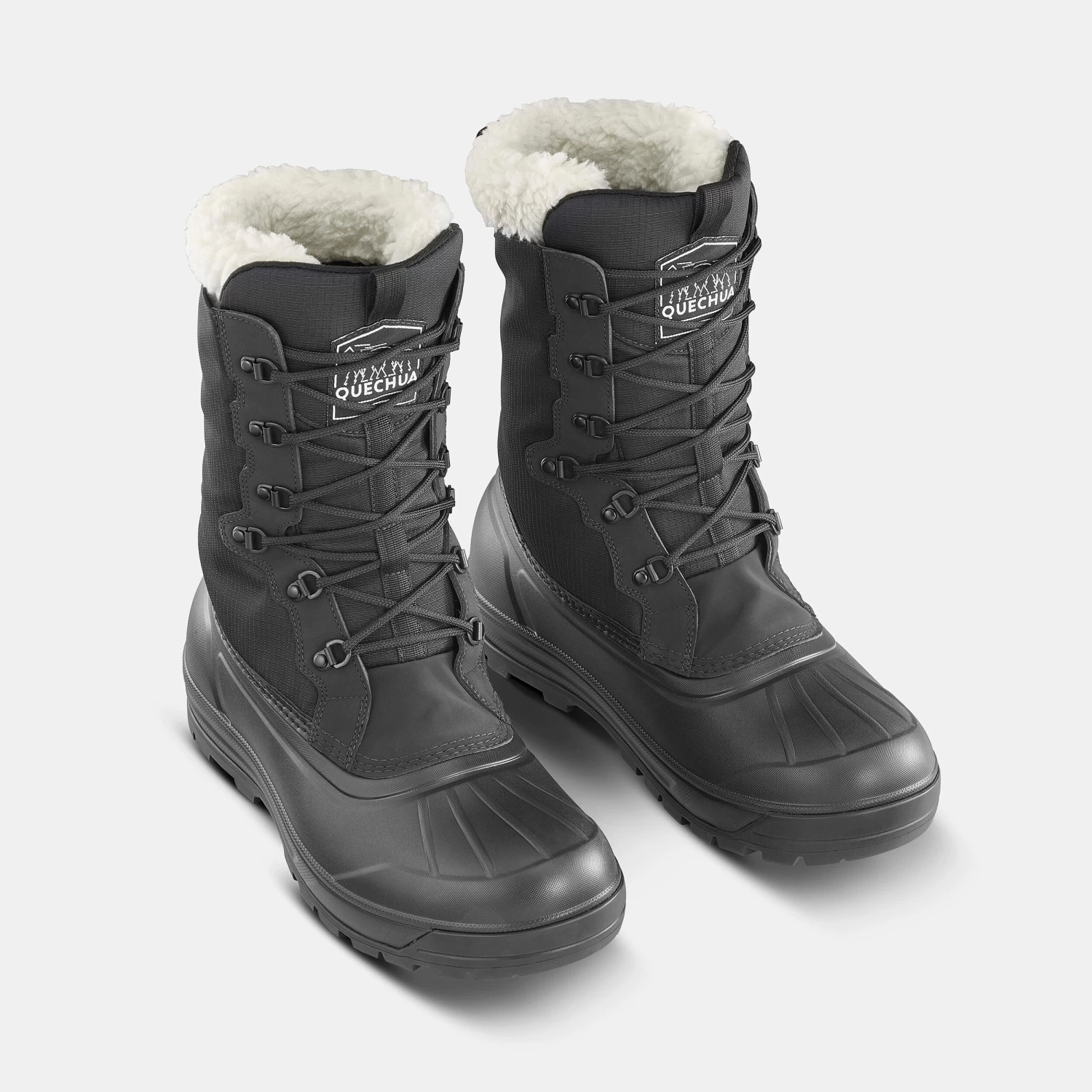 Quechua MEN’S WARM AND WATERPROOF LACE-UP SNOW HIKING BOOTS - SH500 U 4 Quechua MEN’S WARM AND WATERPROOF LACE-UP SNOW HIKING BOOTS - SH500 U - Image 2