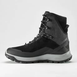 Quechua Men’s Warm And Waterproof Leather Hiking Boots - SH500 U -Quechua k27c6bd94cc47acc6556130743f4757ad
