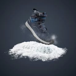 Quechua Kids' Warm And Waterproof SH500 Lace-up Leather Hiking Shoes - Size 2.5 -Quechua k28760a04daf1b10f1b243fb65c98aa26