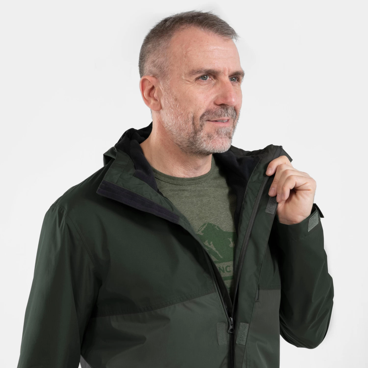 Quechua Men’s Waterproof Hiking Jacket NH500 Imper 22 Quechua Men’s Waterproof Hiking Jacket NH500 Imper - Image 20