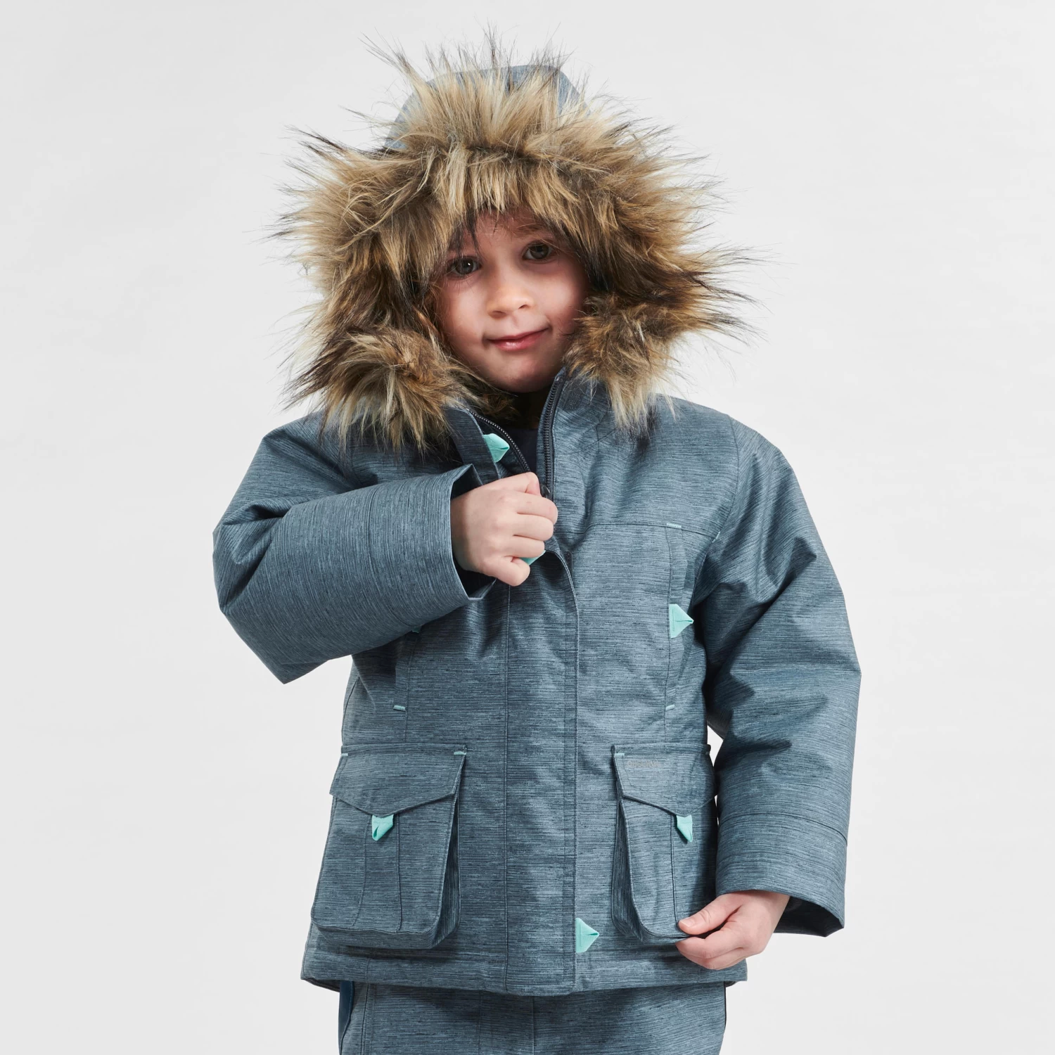 Quechua Kids’ Winter Waterproof Hiking Parka SH500 Ultra-Warm 2 4 Quechua Kids’ Winter Waterproof Hiking Parka SH500 Ultra-Warm 2 - Image 2