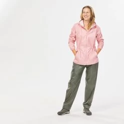 Quechua Women's Windproof And Water-repellent Hiking Jacket -Quechua k5c18232846be5d2a69fc55451d10a963