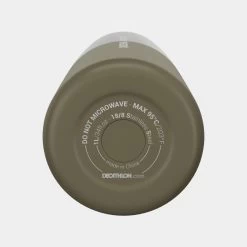 Quechua Isothermal Stainless Steel Hiking Flask MH500 1 L Khaki -Quechua k63e6a767fcda5e9dc17cb5291bccce76