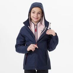 Quechua 3-in-1 WARM AND WATERPROOF HIKING JACKET - SH100 -0.5°C - CHILDREN 7 -Quechua k6715a5f92cf1e0b3b9c118c0edf57b71