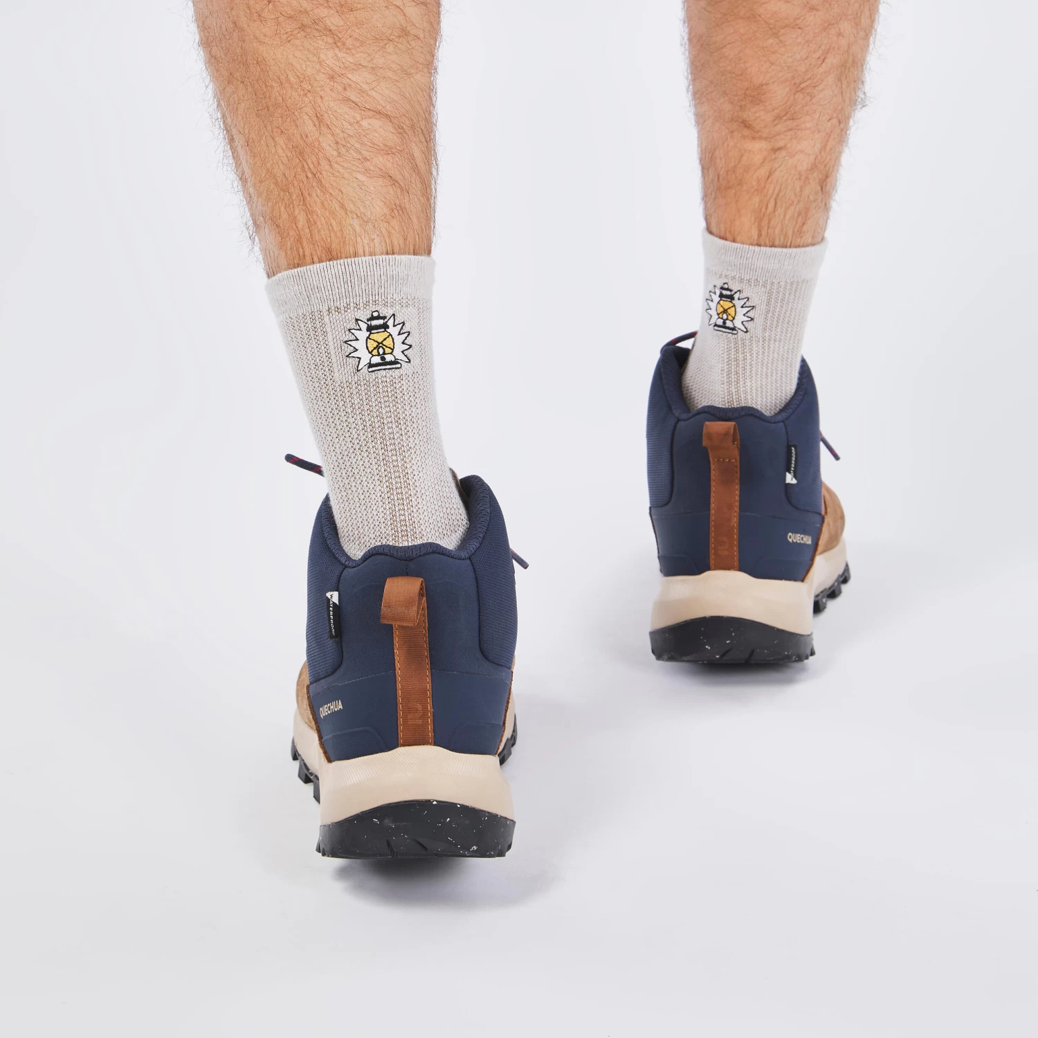 Quechua Men's Waterproof Mountain Walking Shoes 9 Quechua Men's Waterproof Mountain Walking Shoes - Image 7