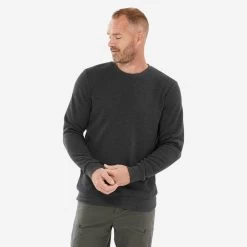 Quechua Men’s Crew Neck Hiking Sweater 39 Quechua Men’s Crew Neck Hiking Sweater -Quechua k6d22cf0d3c43cb00f8174cb1b35a63cc