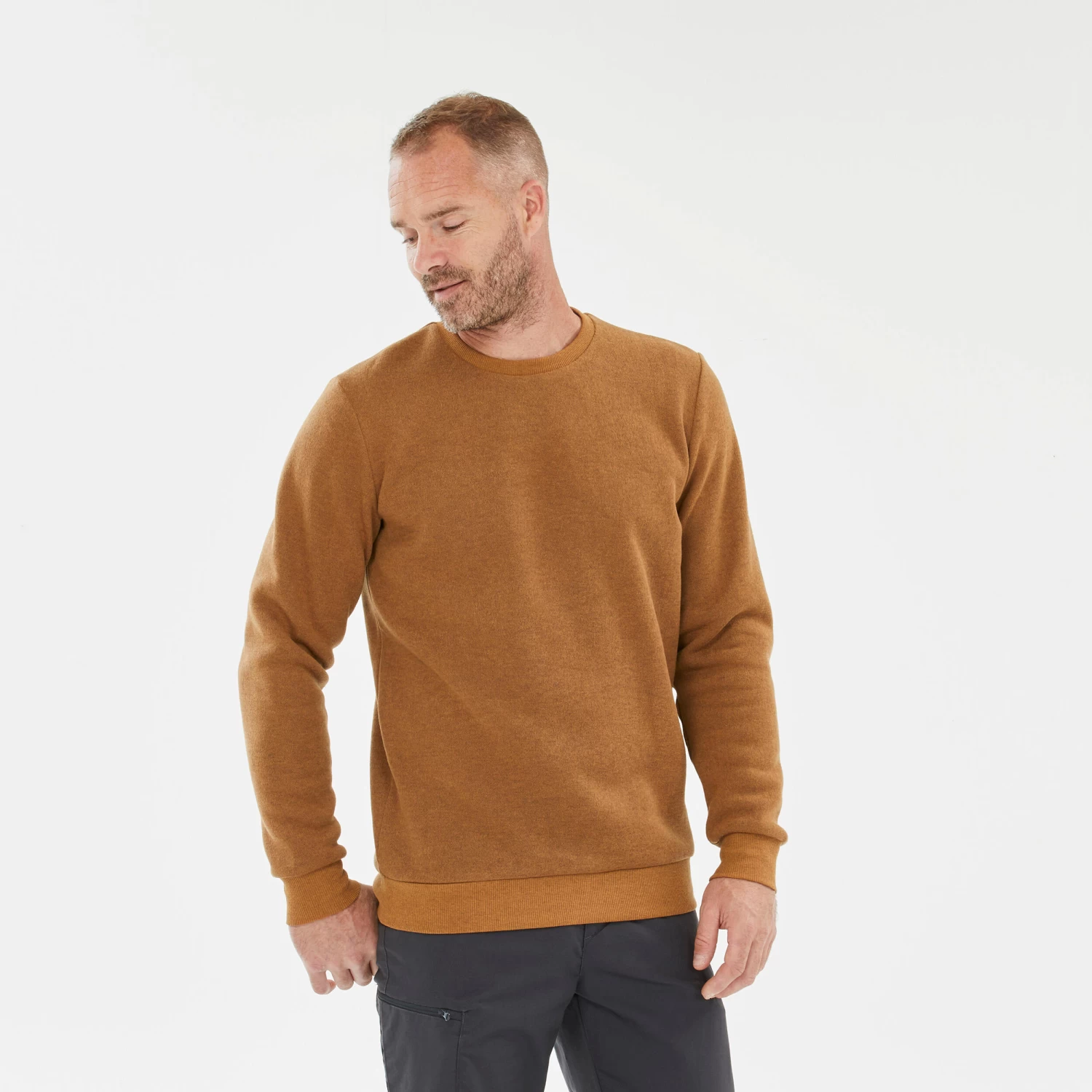 Quechua Men’s Crew Neck Hiking Sweater 10 Quechua Men’s Crew Neck Hiking Sweater - Image 8