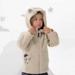 Quechua Kids' Hiking Fleece - MH500 KID Beige - Ages 2 -Quechua k7648f745e9aad09230e7fbddee94ec5c