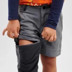 Quechua Kids' Hiking Zip-Off Trousers MH500 2 -Quechua k7ce8ef2e73d88ca3c450455de8ec4a34