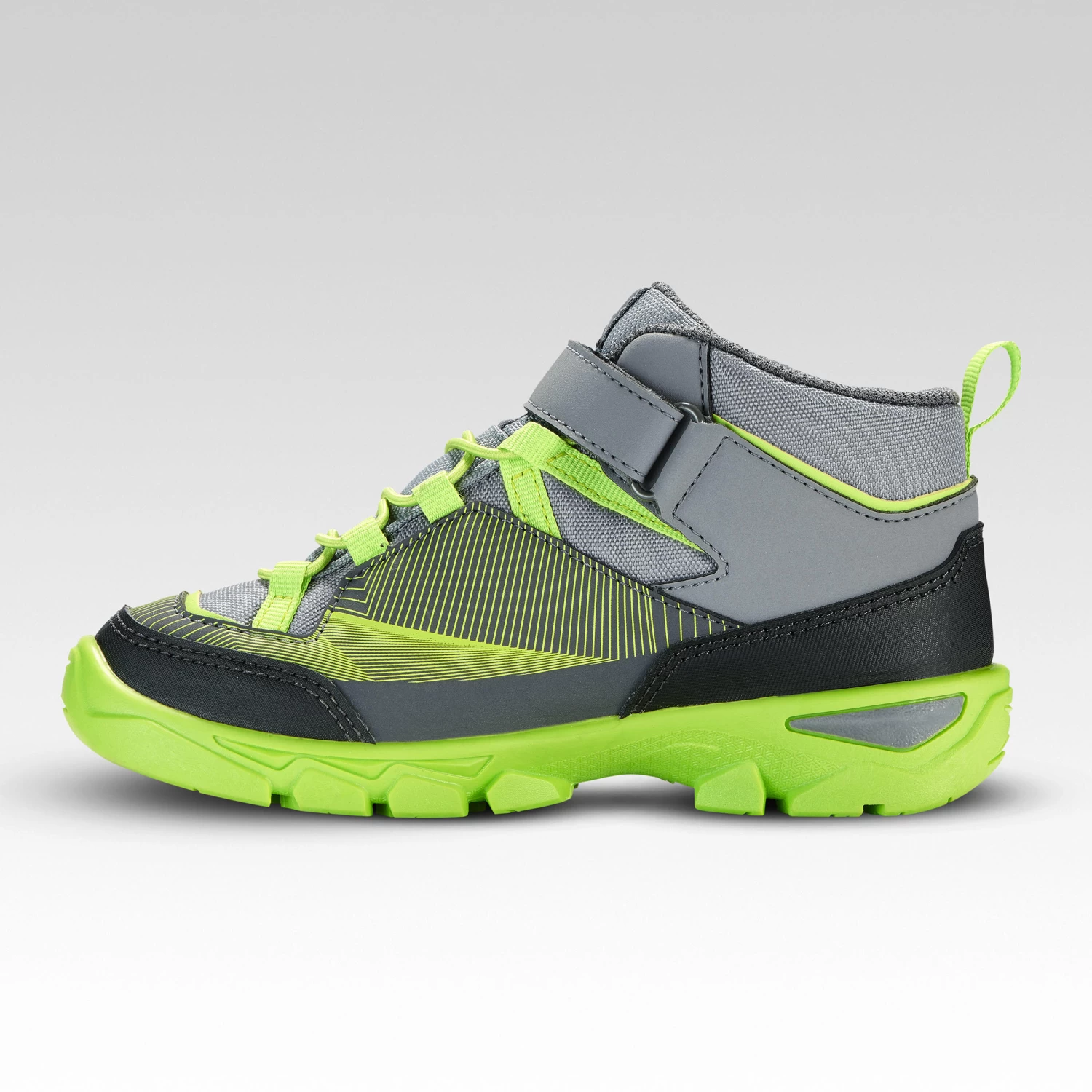 Quechua Kids' Waterproof Walking Shoes - MH120 MID Blue - Size Jr. 10 10 Quechua Kids' Waterproof Walking Shoes - MH120 MID Blue - Size Jr. 10 - Image 8