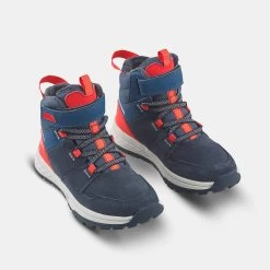 Quechua Children's Warm Waterproof Hiking Boots - SH500 Leather Velcro - Size 7 -Quechua k888bc6588785e291e81a9de699286ca7