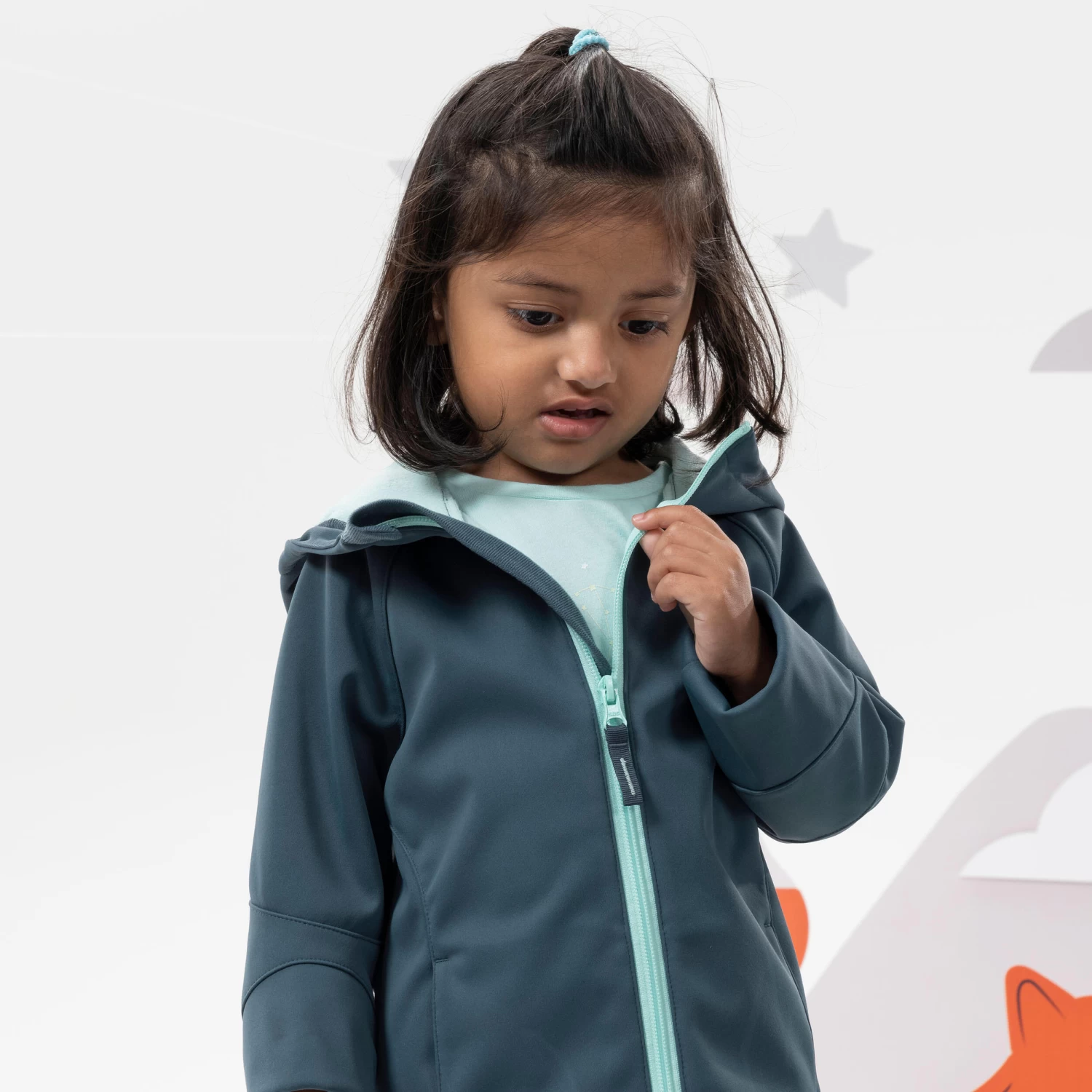 Quechua Kids’ Softshell Hiking Jacket MH550 2-6 Years 16 Quechua Kids’ Softshell Hiking Jacket MH550 2-6 Years - Image 14