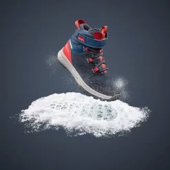 Quechua Children's Warm Waterproof Hiking Boots - SH500 Leather Velcro - Size 7 -Quechua k9989ce2d1f6e6d5004d1f7dcbbad2355