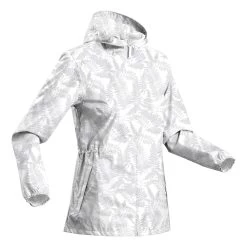 Quechua Women's Windproof And Water-repellent Hiking Jacket
