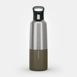 Quechua Isothermal Stainless Steel Hiking Flask MH500 1 L Khaki -Quechua ka794d131c4e9fada45733071e7d6c4d3