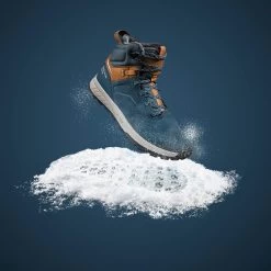 Quechua Kids' Warm And Waterproof SH500 Lace-up Leather Hiking Shoes - Size 2.5 -Quechua kb41cbec4bd0dacfc84758a0a59db3495