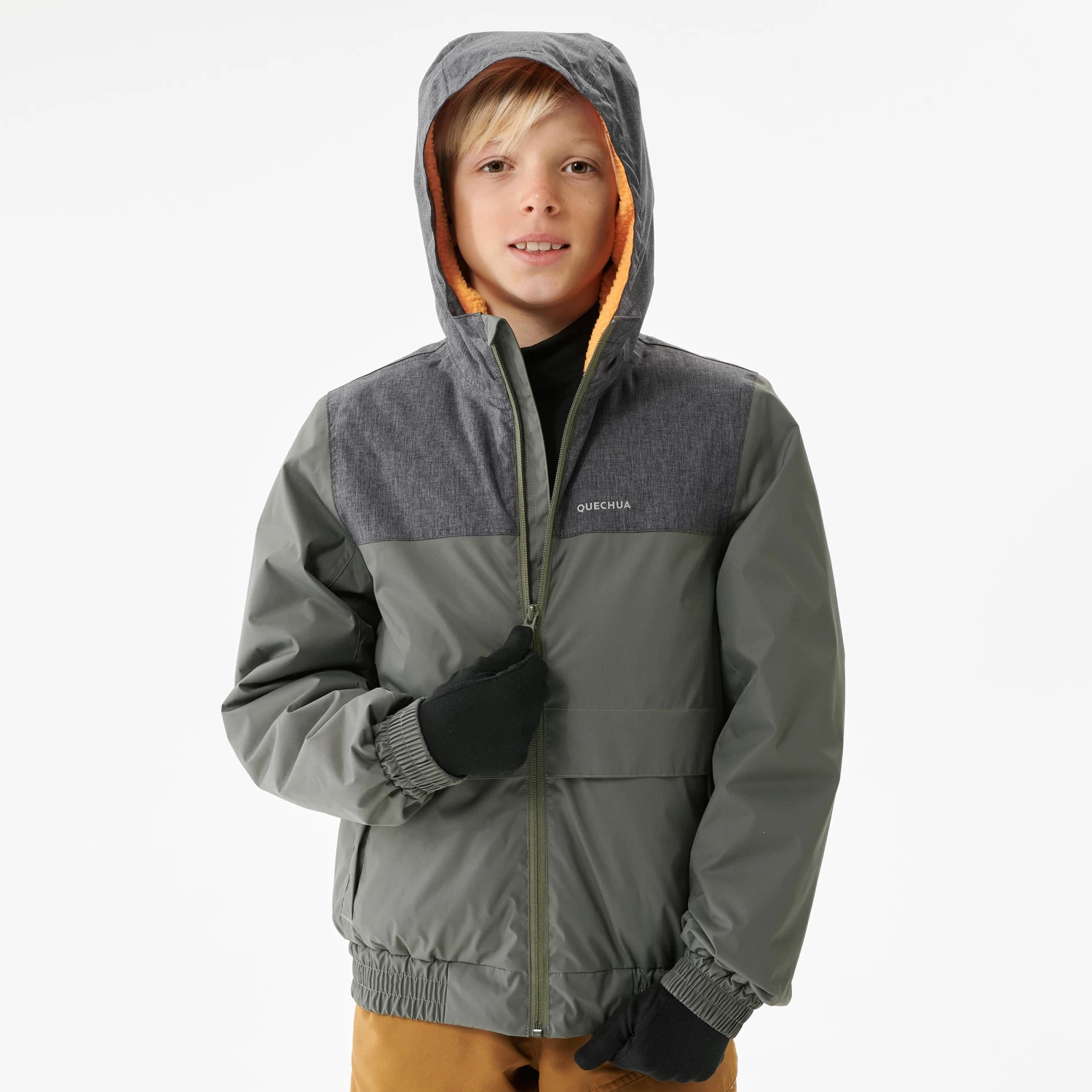 Quechua KIDS’ WARM AND WATERPROOF WINTER HIKING JACKET - SH100 -3.5°C - 7 5 Quechua KIDS’ WARM AND WATERPROOF WINTER HIKING JACKET - SH100 -3.5°C - 7 - Image 3