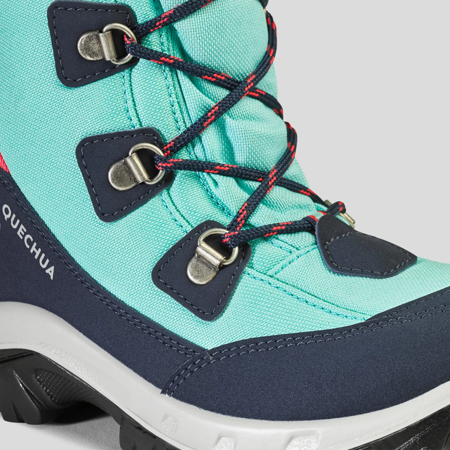 Quechua KIDS' WARM WATERPROOF HIKING BOOTS - SH500 WARM HIGH LACES - SIZE 11.5C 12 Quechua KIDS' WARM WATERPROOF HIKING BOOTS - SH500 WARM HIGH LACES - SIZE 11.5C - Image 10