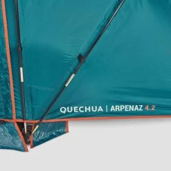 Quechua 4 Man Tent With Poles - Arpenaz 4.2 -Quechua kd541f7633effb5dc2bf51fb9a6027cd6