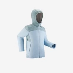 Quechua 18 Quechua Kids’ Waterproof Winter Hiking Jacket SH100 X-Warm -3°C Age 7