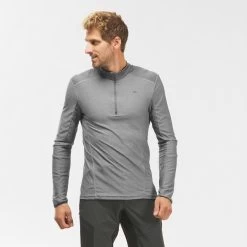 Quechua Men's Hiking Synthetic Long-Sleeved T