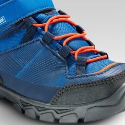 Quechua Kids' Waterproof Walking Shoes - MH120 MID Blue - Size Jr. 10 19 Quechua Kids' Waterproof Walking Shoes - MH120 MID Blue - Size Jr. 10 -Quechua kec4804ad72b0d6ebdd04299387f9ef9c