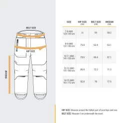 Quechua KIDS’ WARM WATER-REPELLENT HIKING TROUSERS - SH500 - MOUNTAIN 7 -Quechua kf2b37929cc7fe02d9d54d92ec43d423b