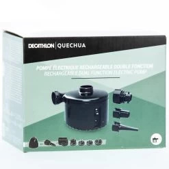Quechua COMPACT ELECTRICAL PUMP FOR CAMPING - RECHARGEABLE USING MAINS POWER -Quechua kf3a1ec21de383b3e388bb75515a98907